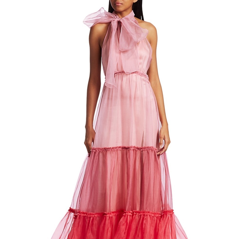 ISO Cinq à Sept Veronique Ombre Organza Gown
